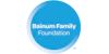 a blue circle with white text