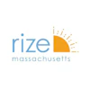 a logo with the sun and text