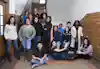 a group of people posing for a photo