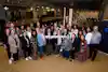 a group of people posing for a photo