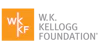 a black and orange logo